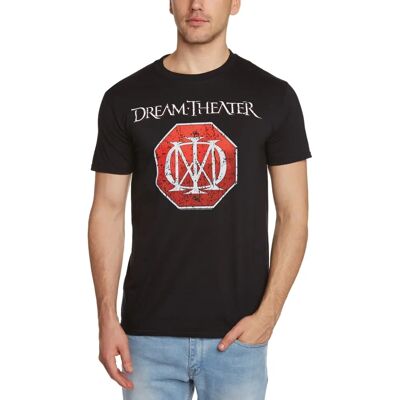 T-shirt Unisexe Dream Theater Logo Rouge - T-Shirt - Publicité T-shirt Unisexe Dream Theater Logo Rouge - T-Shirt - Publicité