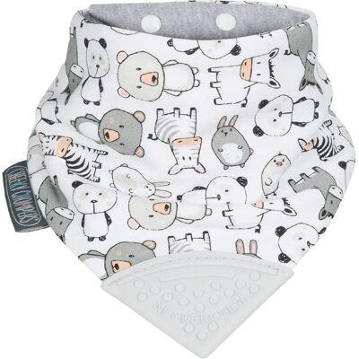 Cheeky Chompers Panda Pals Neckerchew Teething Dribble Bib - Teething Bib Cheeky Chompers Panda Pals Neckerchew Teething Dribble Bib - Teething Bib