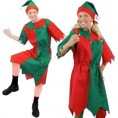 I Love Fancy Dress - Costume d'elfe - Medium - Vert/Rouge - Costume - Publicité I Love Fancy Dress - Costume d'elfe - Medium - Vert/Rouge - Costume - Publicité