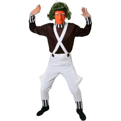I Love Fancy Dress - Factory Worker World Book Day - Brown Top - costume I Love Fancy Dress - Factory Worker World Book Day - Brown Top - costume