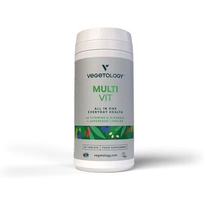 Vegetology Vegetology MultiVit Multivitamin & Mineral - 60 Tablety Vegetology Vegetology MultiVit Multivitamin & Mineral - 60 Tablety