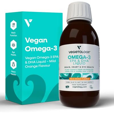 Vegetology Omega-3 Liquido Arancia - Integratori Vegetology Omega-3 Liquido Arancia - Integratori