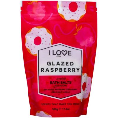 I Love Glazed Raspberry Relaksujące Sól do Kąpieli - Sól do Kąpieli I Love Glazed Raspberry Relaksujące Sól do Kąpieli - Sól do Kąpieli