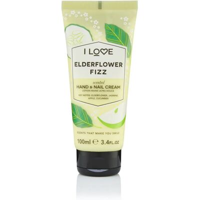 I Love Elderflower Fizz Hand Cream - Hand Cream - Natural Ingredients I Love Elderflower Fizz Hand Cream - Hand Cream - Natural Ingredients