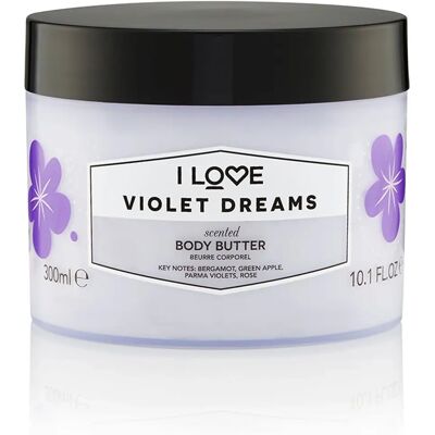 I Love Violet Dreams Body Butter - Moisturizing Vegan 300ml I Love Violet Dreams Body Butter - Moisturizing Vegan 300ml