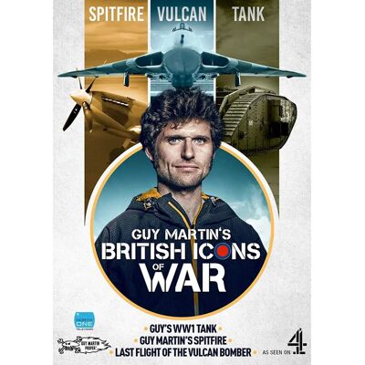 Guy Martin's British Icons Of War - DVD 3 Discs 2018 Guy Martin's British Icons Of War - DVD 3 Discs 2018