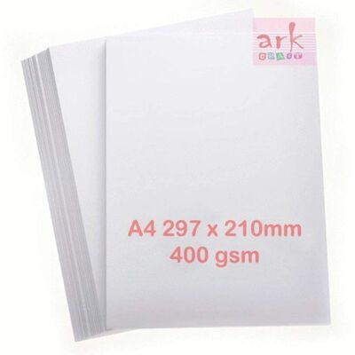 ARK A4 Weiße 400gsm Premium Super Dickes Druckkarton - Druckkarte ARK A4 Weiße 400gsm Premium Super Dickes Druckkarton - Druckkarte