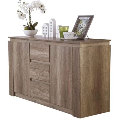 GFW Canyon Oak Sideboard - 2 Door 3 Drawer GFW Canyon Oak Sideboard - 2 Door 3 Drawer