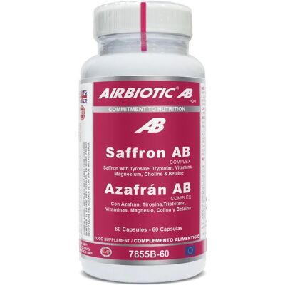 Airbiotic Azafrán AB Complejo - Apoya la función psicológica, 30 mg de azafrán, vitaminas Airbiotic Azafrán AB Complejo - Apoya la función psicológica, 30 mg de azafrán, vitaminas