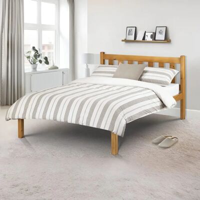 Julian Bowen Poppy 4ft6 Double Pine Wooden Bed Frame - Bed Frame Julian Bowen Poppy 4ft6 Double Pine Wooden Bed Frame - Bed Frame