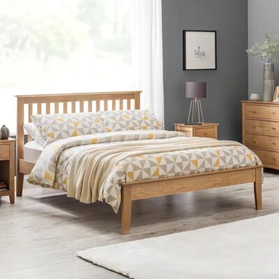 Julian Bowen Salerno 3ft Single Oak Wooden Bed Frame - Bed Frame Julian Bowen Salerno 3ft Single Oak Wooden Bed Frame - Bed Frame