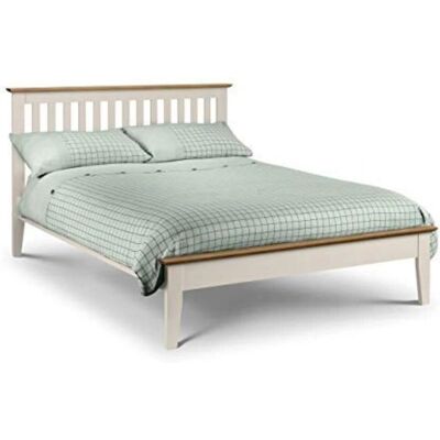 Julian Bowen Salerno King Size Ivory Oak Wooden Bed Frame - Bed Frame Julian Bowen Salerno King Size Ivory Oak Wooden Bed Frame - Bed Frame