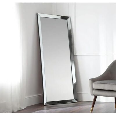 Julian Bowen Soprano Lean-To Mirror - Venetian Style Elegant Glass Wall Mount Julian Bowen Soprano Lean-To Mirror - Venetian Style Elegant Glass Wall Mount