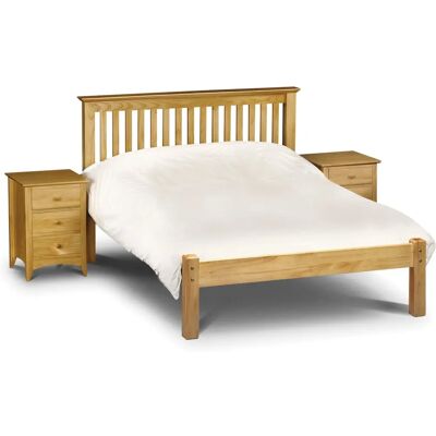 Julian Bowen Barcelona 4ft Pine Bed Frame - Small Double - Traditional Style Julian Bowen Barcelona 4ft Pine Bed Frame - Small Double - Traditional Style