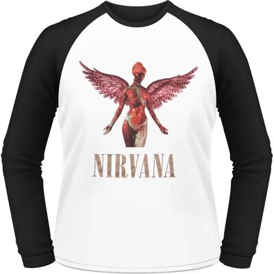 HeyRusty Nirvana Unisex Raglan Triangel T-shirt - T-shirt HeyRusty Nirvana Unisex Raglan Triangel T-shirt - T-shirt