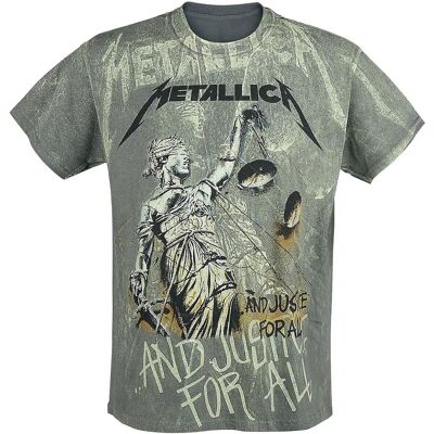 Metallica Justice For All Neon Tausta 2XL T-paita - Miehet Metallica Justice For All Neon Tausta 2XL T-paita - Miehet