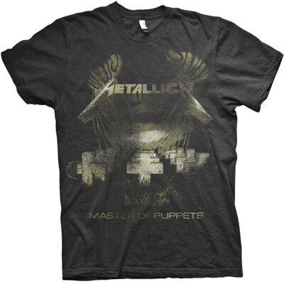Metallica Master of Puppets Unisex T-Shirt - Black - T-Shirt Metallica Master of Puppets Unisex T-Shirt - Black - T-Shirt