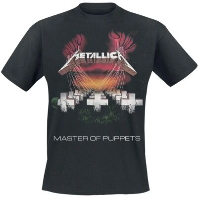 T-Shirt Metallica Tour Européenne 86' Noir M - T-Shirt T-Shirt Metallica Tour Européenne 86' Noir M - T-Shirt