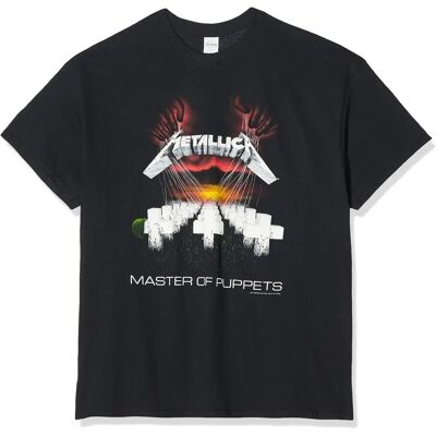 T-Shirt Unisexe XL Metallica - Tour Européenne '86 - Heavy Metal - Publicité T-Shirt Unisexe XL Metallica - Tour Européenne '86 - Heavy Metal - Publicité