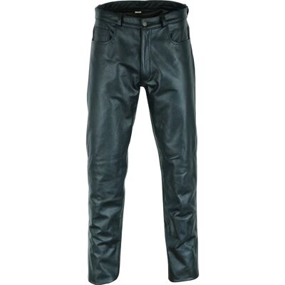 Texpeed - 34 Mens Black Leather Trousers - Noir - Cuir - Pantalons - Publicité Texpeed - 34 Mens Black Leather Trousers - Noir - Cuir - Pantalons - Publicité
