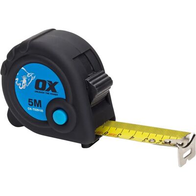 OX TOOLS - ox-t029105 - 5 m - Rubberized - Measuring tape OX TOOLS - ox-t029105 - 5 m - Rubberized - Measuring tape