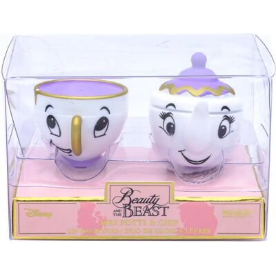 Mad Beauty Disney Mrs Potts & Chip Duo di Burrocchi - Set di Burrocchi Mad Beauty Disney Mrs Potts & Chip Duo di Burrocchi - Set di Burrocchi