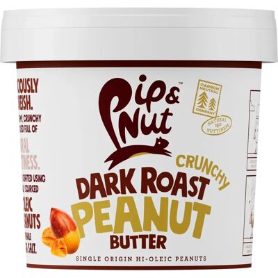Pip & Nut Dark Roast Crunchy Peanut Butter - 1kg Pip & Nut Dark Roast Crunchy Peanut Butter - 1kg