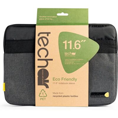 Housse pour ordinateur portable Techair Eco Essential 11.6" Grise - Publicité Housse pour ordinateur portable Techair Eco Essential 11.6" Grise - Publicité