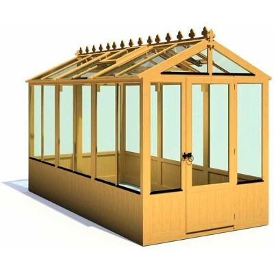 Shire Holkham 6x12 Victorian Greenhouse - Green - 6 x 12 - Greenhouse Shire Holkham 6x12 Victorian Greenhouse - Green - 6 x 12 - Greenhouse