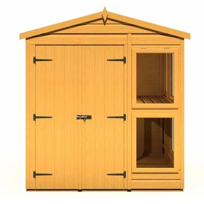 Shire 6 x 6 Sun Hut Apex Garden Shed - Garden Shed Shire 6 x 6 Sun Hut Apex Garden Shed - Garden Shed