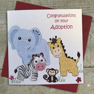 White Cotton Cards Grattis till adoption White Cotton Cards Grattis till adoption