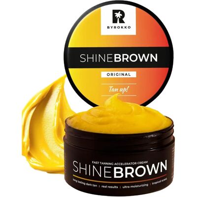 BYROKKO - SHINE BROWN - 190ml - Pack of 2 - Cream BYROKKO - SHINE BROWN - 190ml - Pack of 2 - Cream