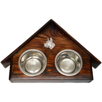 Art-Dog - Gran danés I - Madera - Hecho a mano - Soporte de cuencos para perros Art-Dog - Gran danés I - Madera - Hecho a mano - Soporte de cuencos para perros