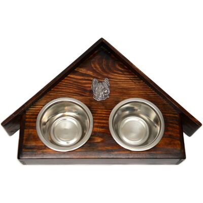 Brie - Two-Bowl Dog Stand - Drewno - Dog bowl stand Brie - Two-Bowl Dog Stand - Drewno - Dog bowl stand