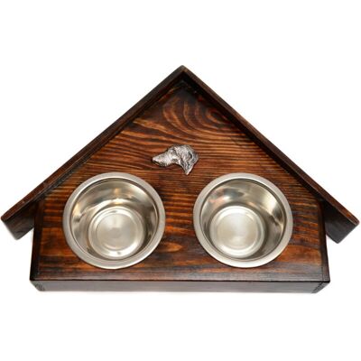 Art-Dog - House Stand - Doble cuencos - Dog bowl stand Art-Dog - House Stand - Doble cuencos - Dog bowl stand