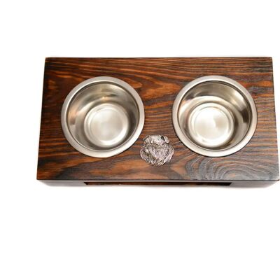 Grifón de Bruselas - I - Dog bowl stand Grifón de Bruselas - I - Dog bowl stand