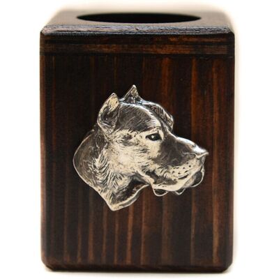 Art-Dog - Dogo Argentino Head - Ciemne drewno - Świecznik Art-Dog - Dogo Argentino Head - Ciemne drewno - Świecznik