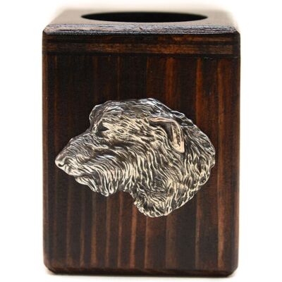 Art-Dog - Irish Wolfhound I - ciemny - drewno - świecznik Art-Dog - Irish Wolfhound I - ciemny - drewno - świecznik