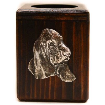 Art-Dog - Basset Hound II - Ciemne drewno - Candle holder Art-Dog - Basset Hound II - Ciemne drewno - Candle holder