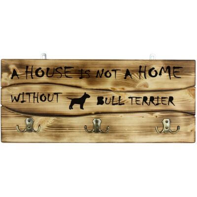 Art-Dog - Bull Terrier - pin naturel - Coat rack - Publicité Art-Dog - Bull Terrier - pin naturel - Coat rack - Publicité