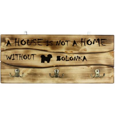 Art-Dog - Bolonka rusa colorida - Pine wood - Hanger Art-Dog - Bolonka rusa colorida - Pine wood - Hanger