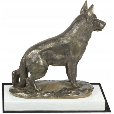 Polski ręcznie wykonany owczarek niemiecki - Realistyczna figurka psa - Trofeum Art-Dog Polski ręcznie wykonany owczarek niemiecki - Realistyczna figurka psa - Trofeum Art-Dog