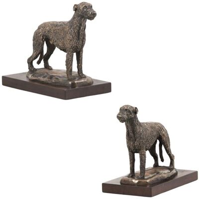 Art-Dog figura de perro Irish Wolfhound - Trofeo sobre base blanca Art-Dog figura de perro Irish Wolfhound - Trofeo sobre base blanca