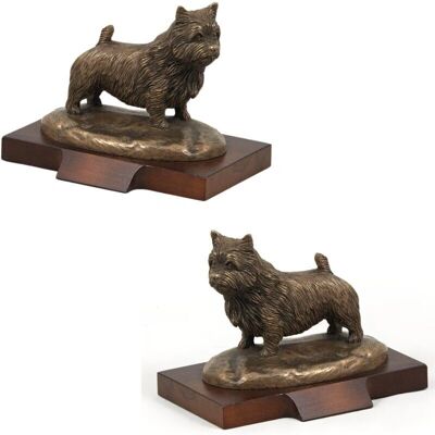 Trofeo Norwich Terrier Art-Dog - Figura de perro realista hecha a mano Trofeo Norwich Terrier Art-Dog - Figura de perro realista hecha a mano