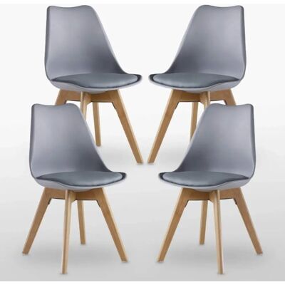 Life Interiors Grey Lorenzo Dining Chair - Dining Chair Life Interiors Grey Lorenzo Dining Chair - Dining Chair