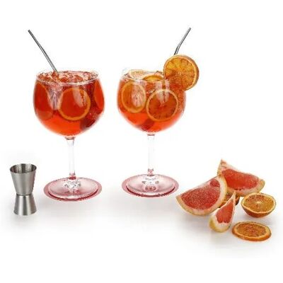 Manutan Set Verres à Pied Cocktail Manutan Set Verres à Pied Cocktail