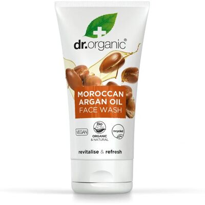 Dr Organic Olio di Argan Marocchino Crema Viso - Detergente 150ml Dr Organic Olio di Argan Marocchino Crema Viso - Detergente 150ml