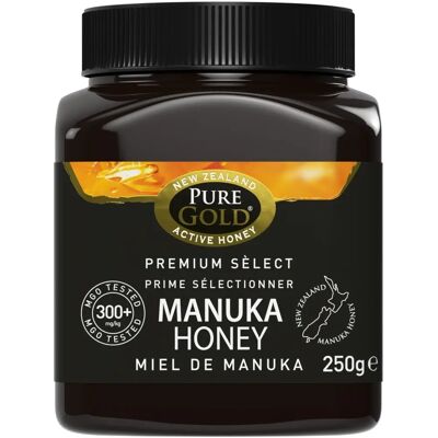 Miel de Manuka Premium Select 300+ MGO - Pure Gold - Publicité Miel de Manuka Premium Select 300+ MGO - Pure Gold - Publicité