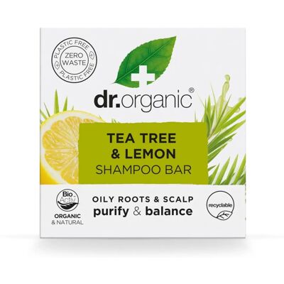 Barre de Shampooing Citron et Arbre à Thé de Dr. Organic - Shampoo Solide Barre de Shampooing Citron et Arbre à Thé de Dr. Organic - Shampoo Solide