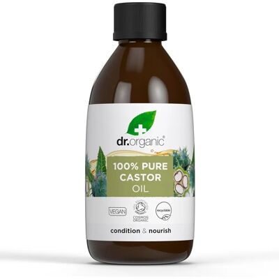 Dr. Organic Ricinusolie - 250ml - Organic, Puur, Multi-usage Dr. Organic Ricinusolie - 250ml - Organic, Puur, Multi-usage